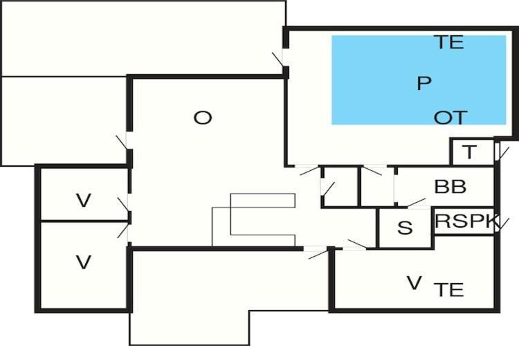 8 Person Holiday Home In Bindslev Eksteriør billede
